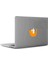 Elma Sever Tatlı Kedicik Mac Book Laptop Sticker, Etiket, Çıkartma Turuncu 1