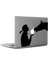 Atına Elma Veren Kız Mac Book Laptop Sticker, Etiket, Çıkartma 1