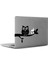 Dalındaki Baykuş ve Korkak Elma Mac Book Laptop Sticker, Etiket, Çıkartma 1