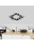 Çiçek Desenli Ferforje Çerçeve Dekoratif Duvar Sticker, Çıkartma, Etiket 1