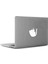 Elma Sever Tatlı Kedicik Mac Book Laptop Sticker, Etiket, Çıkartma Beyaz 1