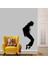 Michael Jackson Dans Silüeti Dekoratif Duvar Sticker, Çıkartma 1