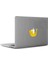 Elma Sever Tatlı Kedicik Mac Book Laptop Sticker, Etiket, Çıkartma Altın / Dore 1
