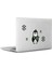 Sevimli Penguen Siluet Mac Book Laptop Sticker, Etiket, Çıkartma 1