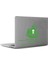 Kuru Kafa Bayraklı Korsan Gemisi Apple Macbook, Pro Sticker Etiket Dekoratif Yeşil 1