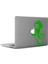 Maskeli Pamuk Prenses Mac Book Laptop Sticker, Etiket, Çıkartma Yeşil 1