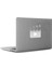 Yönetmen Klaket Play Mac Book Laptop Sticker, Etiket, Çıkartma Gümüş 1