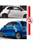 2 Adet Abarth Logo Çamurluk Şerit Sticker Araba Oto Etiket, Aksesuar, Tuning, Modifiye 1