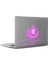 Kuru Kafa Bayraklı Korsan Gemisi Apple Macbook, Pro Sticker Etiket Dekoratif Pembe 1