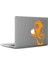 Maskeli Pamuk Prenses Mac Book Laptop Sticker, Etiket, Çıkartma Turuncu 1