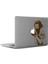 Maskeli Pamuk Prenses Mac Book Laptop Sticker, Etiket, Çıkartma Kahverengi 1