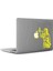 Adalet Simgesi Mac Book Laptop Sticker, Etiket, Çıkartma Sarı 1