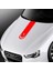 Türkiye Ayyıldız Kaput Kırmızı Şerit Sticker Oto Etiket, Araç Çıkartma, Tuning, Modifiye, Arma Kırmızı 1