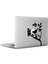 Elma Yiyen Kanarya Mac Book Laptop Sticker, Etiket, Çıkartma 1