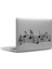 Müzik Notaları Müzisyenlere Mac Book Laptop Sticker, Etiket, Çıkartma 1