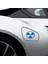 Radyasyon Simge Yakıt Depo Kapağı Sticker, Araba, Oto Etiket, Tuning, Aksesuar, Modifiye Mavi 1