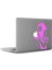 Maskeli Pamuk Prenses Mac Book Laptop Sticker, Etiket, Çıkartma Pembe 1