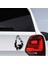 Uluyan Kurt Siluet Oto Sticker -Araba Etiket, Araç Aksesuar, Sport, Modifiye 1