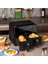 D8 Dokunmatik Ekran (4+4) 8lt Çift Hazneli Airfryer Yağsız Fritöz 1700W 2