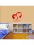 Canım Annem Yazılı Anne ve Kız Çocuğu Silüeti Dekoratif Duvar Sticker, Çıkartma 4