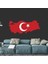 Kırmızı Türkiye Haritası Beyaz Ayyıldız Dekoratif Duvar Sticker, Çıkartma, Etiket Pembe 1