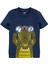 Küçük Erkek Çocuk Kısa Kollu Tshirt Lacivert 1