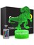Dirt Bike Gift 3D Gece Işığı, 16 Renk Değişimi R Dinozor (Yurt Dışından) 1