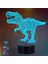 Dinozor Hediyeleri, T-Rex 3D Gece Lambası 16 Renk Cha Ebeveyn (Yurt Dışından) 1