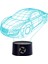 3D Optik Illüzyon Gece Lambası - 7 LED Renkli Chan Spor Araba (Yurt Dışından) 1