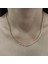 Gold Kap. 3mm. Su Yolu Taşlı Kadın Kolye Zincir EK18SR-3 3