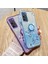Oppo A55 5g Gradyan Glitter Çiçek Desen Telefon Kapağı Ring Kickstand Tpu Kılıfı (Yurt Dışından) 5