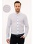 Erkek Mavi Detaylı Beyaz Slim Fit Gömlek G021GL004.000.1113611 4