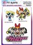 Ütü ile Yapışan Tekstil Dtf Transfer Baskı Powerpuff Girls 1
