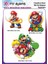 Ütü ile Yapışan Tekstil Dtf Transfer Baskı Süper Mario 3'lü Set 1
