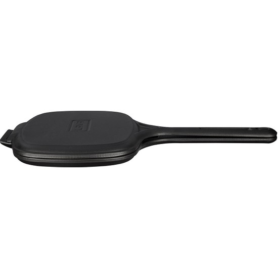 Lava Döküm Tost Makinası 18X26 Cm Siyah Emaye Kaplama Tek Taraflı Kullanım İçin Dayanıklı