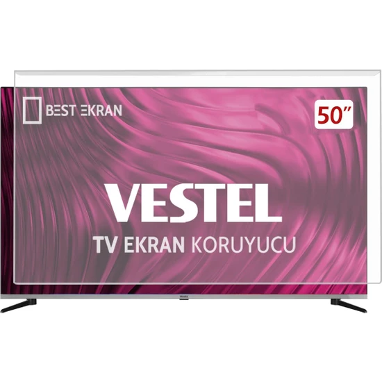 Best Ekran Vestel 50UA9631 Tv Ekran Koruyucu - Vestel 50 Inç 126 Ekran Koruyucu