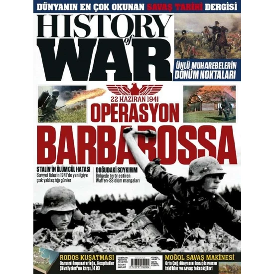 History Of War 7.sayı Haziran-Temmuz-Ağustos 2023