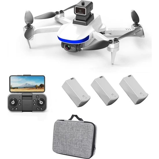 Soundwave Mini Fly More Combo – 51 Dk Uçuş 4K Kameralı Çarpışma Engel Sensörlü Drone (3 Batarya)