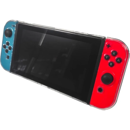 Konsol İstasyonu Nintendo Switch Sert Plastik Şeffaf Cihaz Koruyucu Kılıf