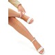 Cabra Blanca Kadın Bantlı Blok Topuklu Ayakkabı Klasik Kalın Topuklu Kadın Ayakkabı