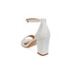 Cabra Blanca Kadın Bantlı Blok Topuklu Ayakkabı Klasik Kalın Topuklu Kadın Ayakkabı