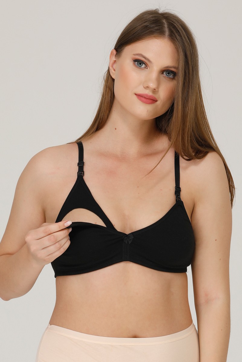 Parlingerie Pl Emzirme Sütyeni Penye Kapsız Ten görsel 6