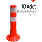 Eko Trafik Delinatörü 45 x 8 cm, Esnek Duba 10 Adet