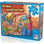 KS Games Under Construction Jumbo Puzzle 12 Parça 63x43 cm Eğlenceli Zorluk Seviyesi