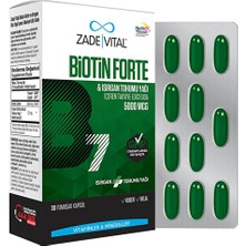 Zade Vital Biotin Forte 5000 mcg 30 Kapsül