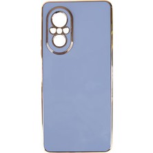 Huawei Nova 9 Se ile Uyumlu Platin Krom Volet Kılıf