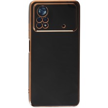Newface Xiaomi Poco X4 Pro 5g Kılıf Volet Silikon - Siyah 300099