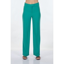 Ekol Bol Paça Yeşil Kadın Pantolon 23104094
