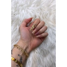 BMD Queen King Nail Ring - Altın