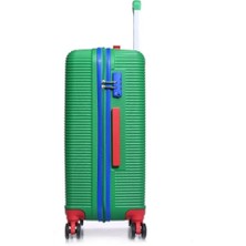 Benetton Trolley 60 cm Yeşil Unisex Valiz